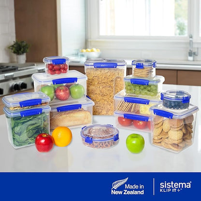 Sistema Klip It Multi-Use Food Storage Container Set, 6-Piece