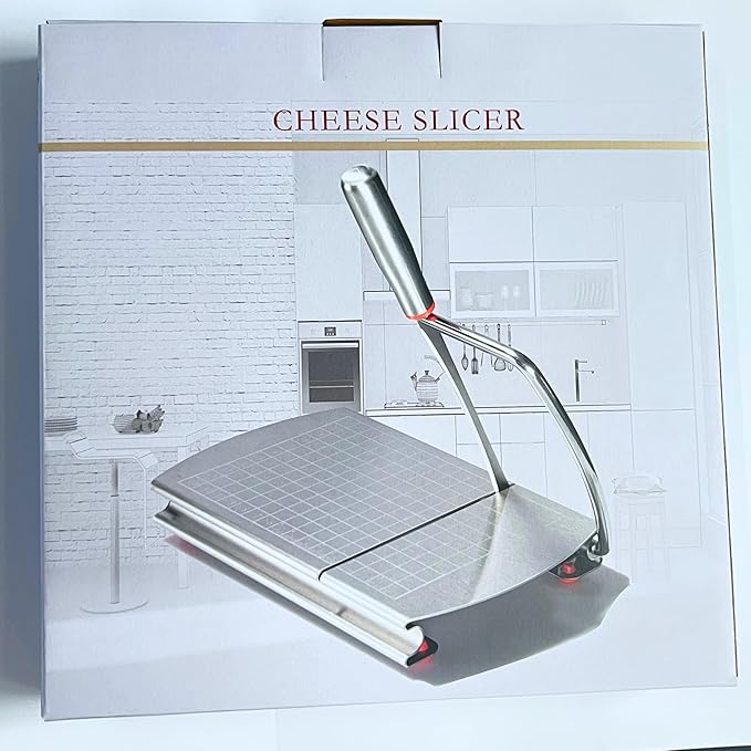 Cheese Slicer with 2 PCS Knife, Multipurpose Cheese Cutter Stainless Steel Cheese Slicers with 2 PCS Cheese Knives Set