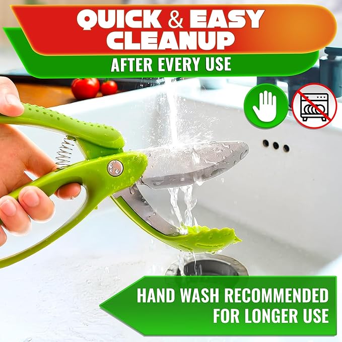 Salad Scissors for Chopped Salad - Effortless Double-Blade Chopping in Bowl, No Knife or Cutting Board Needed - 8.9" Stainless Steel Vegetable Scissors, Safety Lock, Lettuce Cutter Tool for Veggies