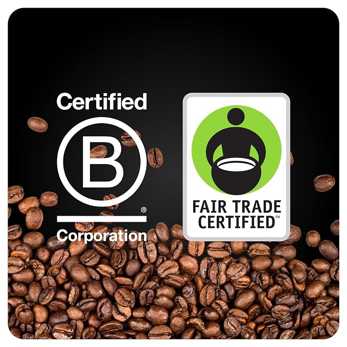 BLK & Bold Whole Bean Coffee, Rise & GRND Medium Roast, Coffee Beans, Toffee Lemon Nutty Notes, Fresh Roasted Coffee for Drip, French Press, Cold Brew & Espresso, 12 oz Bags (2 Pack)