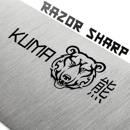 KUMA Multi Purpose Chef Knife (Set of 5) - Razor Sharp Out Of The Box - 8 Inch Chefs Knife for Carving, Slicing & Chopping - Ergonomic Handle - Professional Cooking Kitchen Knife - Cuts Like A Dream