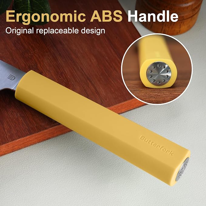 7.5" Serrated Bread Knife for Homemade Bread, AR-RPM9 Steel & Innovative Wavy Edge, Professional Serrated Knife for Sourdough Bread Cake, Gift for Baker Home Chefs