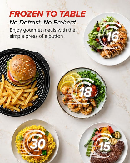 Nuwave Pro Plus 2 Air Fryer Oven, Infrared Countertop Convection, No Defrost No Preheat, Triple Combo Heating, 10-in-1 Multicooker, PFAS & BPA Free, 10LB Capacity, Dishwasher Safe Parts, 20660V03