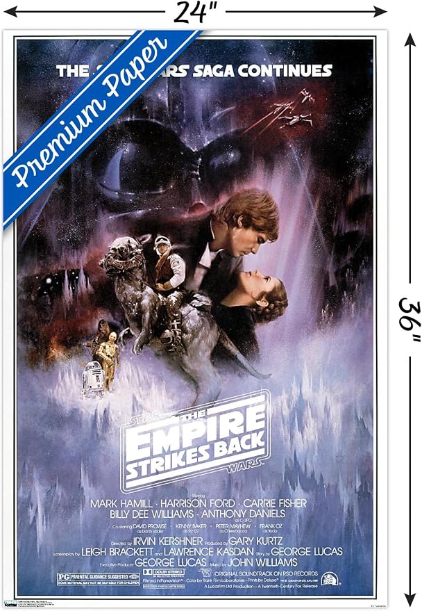 24X36 Star Wars: Saga - The Saga Continues Wall Poster, 36L" x 24W", Unframed Version
