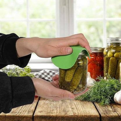 Gjinxi 4PCs Rubber Jar Openers, Multi-Function Bottle Opener Gripper Pad for Seniors with Arthritis Weak Hands, Non-Slip Jar Grippers for Easy Opening Jars, Kitchen Easy Top Opener Tool