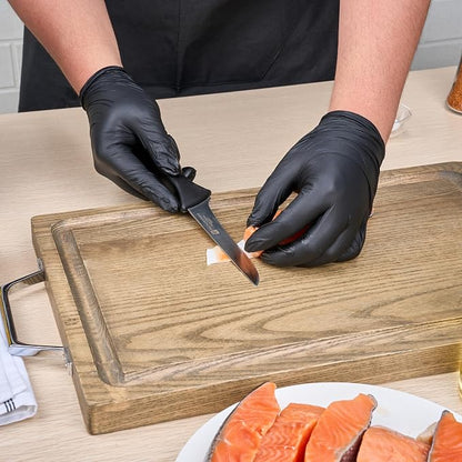 Restaurantware Sensei 6 Inch Boning Knife 1 With Colored Coded Pins Fillet Knife - High-Carbon Stain-Resistant Black German Steel Knife For Fish Ergonomic Handle For Fish Vegetables Or Entrees