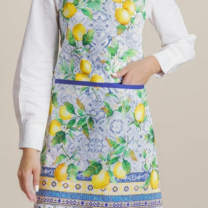 Maison d' Hermine 100% Cotton Apron for women with Pocket Kitchen Chef Apron for Men Cooking Spring Summer