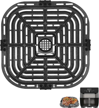 GWY Air Fryer Accessories for Instant Vortex Plus 6QT instant pot vortex plus 6QT Clear Cook Air Fryer, Original Air Fryer Replacement Tray Grill Pan Plate Crisper Plate Rack Parts