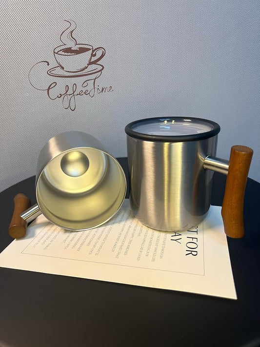 Best Dad Ever Gifts from Daughter Son, Stainless Steel Coffee Mug with Lid for Father, Husband, Uncle, Gifts for Father's Day (14oz Silver)