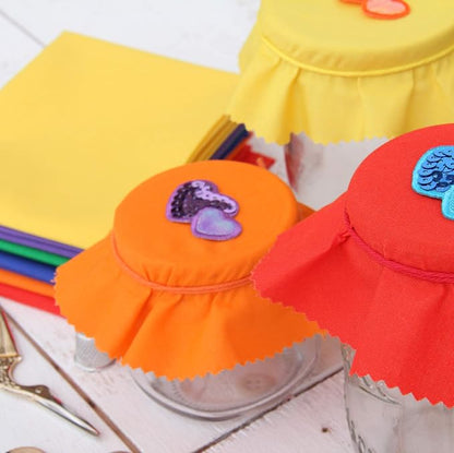 Threadart 6 Fat Quarter Bundles - Rainbow Solids 100% Cotton Fabric - Premium 100% Cotton Quilting Fabric - No Duplicates - Full Size Fat Quarters 18"x21"