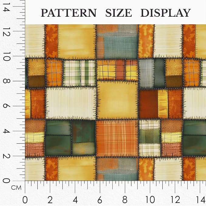 100% Cotton Fabric by the Yard – Turkish Quality Quilting & Sewing Fabric, 1 Yard x 1.69 Yards Wide, Patchwork Cotton for Crafts