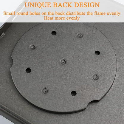 Uniflasy Fry Griddle for Camp Chef Stove, 14" x16" Flat Top Gas Grill Griddle for Camp Chef EX60LW EX60P EX60FP EX60B EX280LW DB60D YK60LW EX90LW SB30D, Professional Griddle Flat Top Plate
