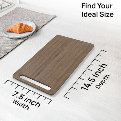 Ibyx Elegant Appliance Slider - Sliding Tray for Coffee Maker & Heavy Kitchen Appliances, Easy Slide, Made of Premium Bamboo, Space-Saving Kitchen Organizer, 40 lb Capacity, Brown - 7.5 x 14.5 Inch