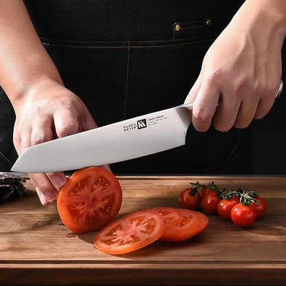 Klaus Meyer Stahl High Carbon Exclusive German Steel 8 inch Chef's Knife (Black)