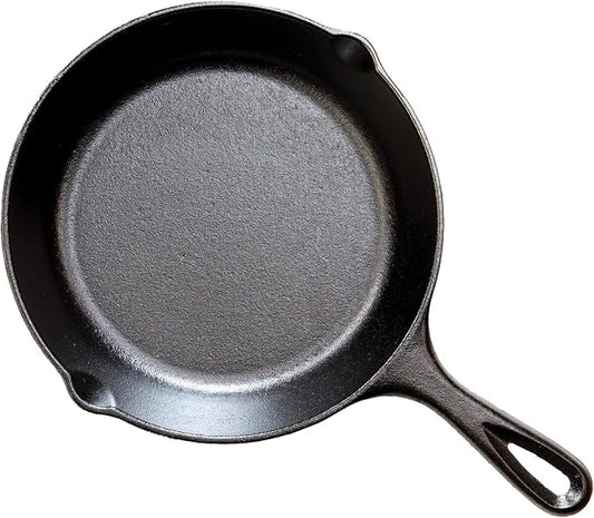 Lodge Wildlife Series-8" Cast Iron Skillet with Duck Scene, 8", Black