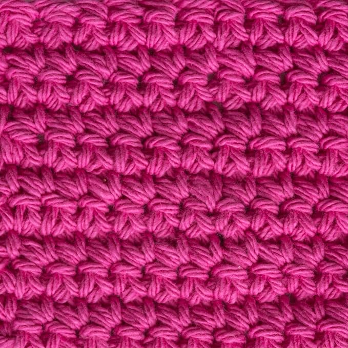 Lily Sugar'n Cream 100% Cotton Yarn 6-Pack Bundle with Bella's Crafts Stitch Markers (Hot Rainbow)