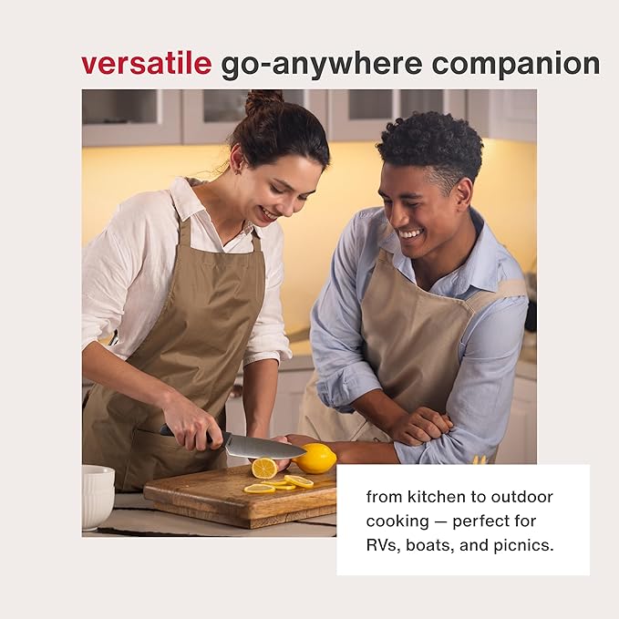 Zyliss Comfort Knife - Japanese Stainless Steel Blade - Non-Slip Contoured Handle for All Hand Sizes - Kitchen Tools with Safety Kitchen Blade Guards - Dishwasher Safe - 5.9" Chef's Knife