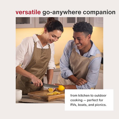 Zyliss Comfort Knife - Japanese Stainless Steel Blade - Non-Slip Contoured Handle for All Hand Sizes - Kitchen Tools with Safety Kitchen Blade Guards - Dishwasher Safe - 5.9" Chef's Knife