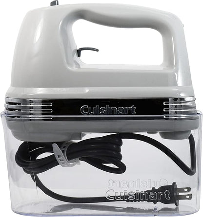 Cuisinart Power Advantage Plus 9-Speed Hand Mixer, 220W-Motor Hand Blender Electric Mixer with 9 Speed Settings, XL Dishwasher-Safe Beaters, 3 Low Mixing Speeds, Storage Case, Cool Grey
