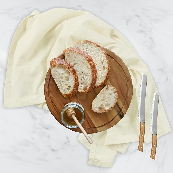 Urban Villa Fall Cloth Napkins Harvest Dobby Stripes Dinner Napkins Set of 12 (20X20 Inches) 100% Cotton Absorbent Durable Washable Reusable Cloth Napkins Ideal for Thanks Giving Parties Everyday Use