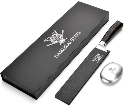 Professional 8" Chefs Kitchen Knife With Gift Box And Sheath - Razor Sharp And Well Balanced German Blade For All Purpose Cooking