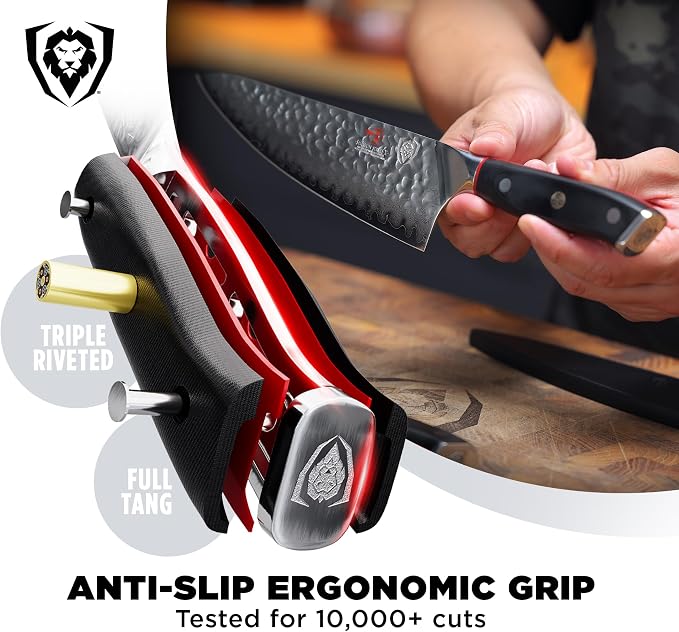 Dalstrong 8" Japanese Chef Knife (Gyuto) — 66-Layer Damascus AUS-10V Steel, Hand-Sharpened 8–12° Edge — For Meal Prep, Sushi, Home Butchering — Shogun ELITE - Full-Tang G-10 Handle, Customer Support