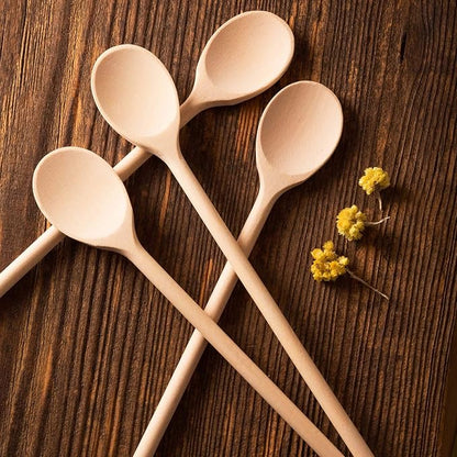 12 Inch Wooden Spoons for Cooking - Set of 12 Premium Wood Utensil Set - Durable Wooden Spoons for Culinary Needs - Ideal Kitchen Essentials