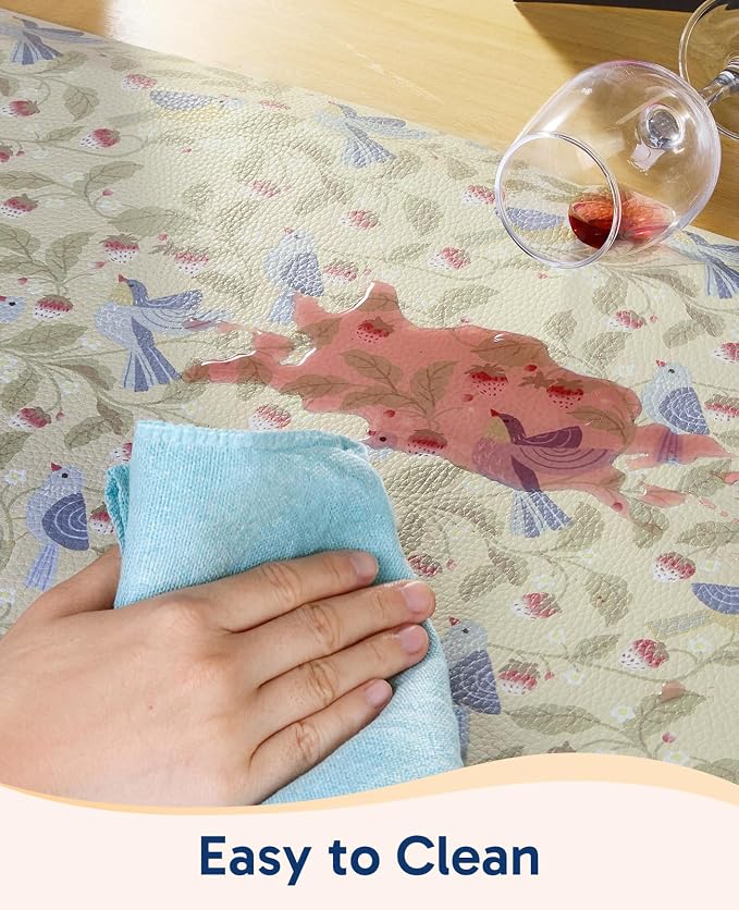 Ophanie Kitchen mats for Floor, 3/4 inch Thick, Kitchen Rugs, 20x39 Anti Fatigue Standing Cushioned Mat, Waterproof, Comfort Ergonomic mat for Office, Home, Sink, Bird Non-Slip Bottom