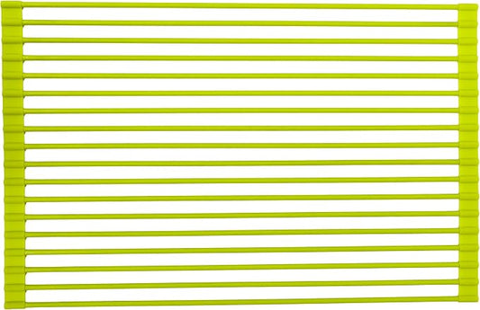 True & Tidy, Multi-Purpose Over the Sink Roll-Up Drying Rack, DR-881, Lime