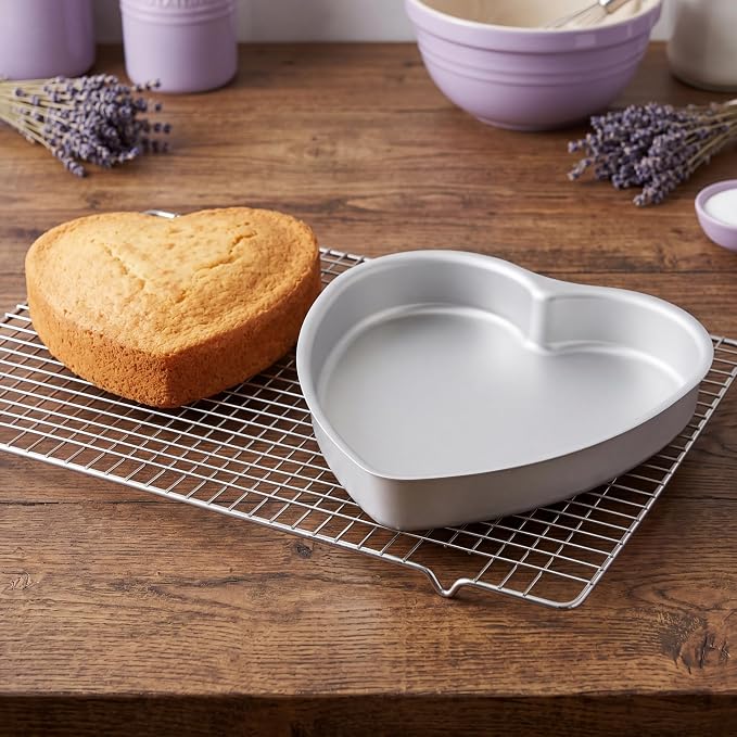 Heart Shaped Cake Pans, 12 × 2 Inch, | Aluminum, For Wedding, Party, Family Occasions, For Chocolate, Bread