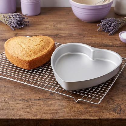 Heart Shaped Cake Pans, 12 × 2 Inch, | Aluminum, For Wedding, Party, Family Occasions, For Chocolate, Bread