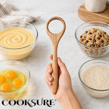 Traditional Danish Dough Whisk for Sourdough 13 Inch – Super Sturdy Bread Whisk with Smooth Wooden Handle