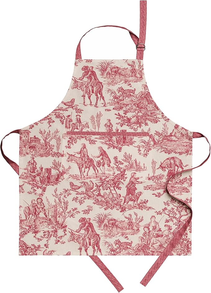Maison d' Hermine 100% Cotton Apron for women with Pocket Kitchen Chef Apron for Men Cooking Spring Summer