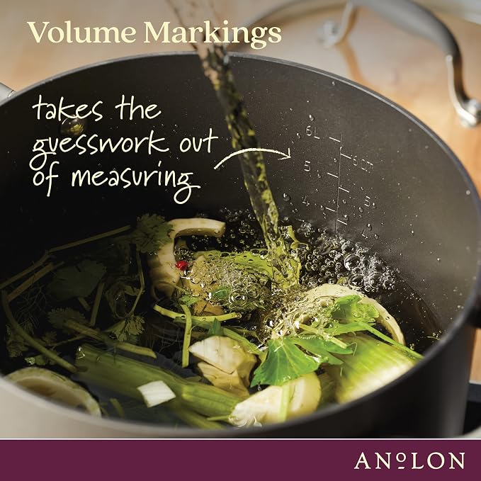 Anolon Advanced Home Hard Anodized Nonstick Cookware Set, Pots and Pans Set, 9-Piece, Moonstone