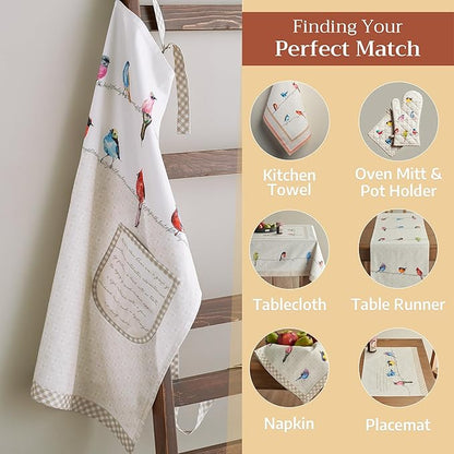 Maison d' Hermine 100% Cotton Apron for women with Pocket Kitchen Chef Apron for Men Cooking Spring Summer
