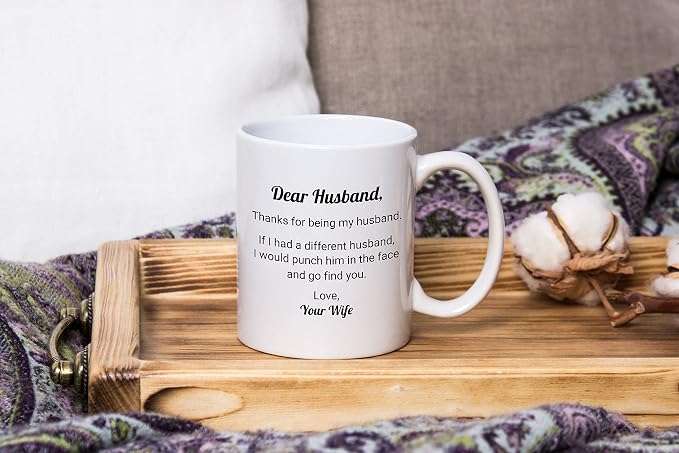 Thanks For Being My Husband Mug, Gifts For Husband From Wife, Valentines Day Gifts Mugs For Husband, Father's Day Gifts For Husband, Christmas Gifts, Anniversary Presents For Him Tea Cup