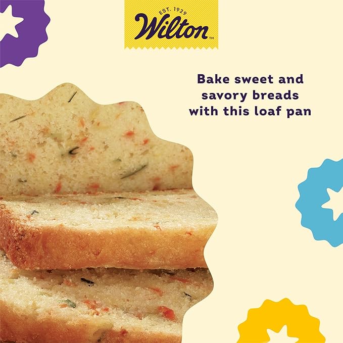 Wilton Platinum Non-Stick Loaf Pan - Stainless Steel Bakeware - Perfect for Baking, Roasting & Cooking - Made without PFAS - Packaging May Vary - 9 x 5 x 2.75 Inches