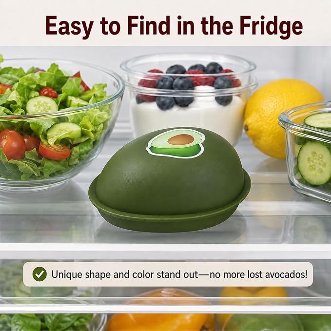 Avocado Keeper Avocado Saver Avocado Storage Containers Reusable Avocado Holder Organizer