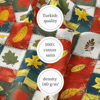 100% Cotton Fabric by the Yard – Turkish Quality Quilting & Sewing Fabric, 1 Yard x 1.69 Yards Wide, Patchwork Cotton for Crafts
