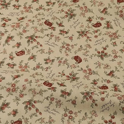 Nodsaw Charm Packs for Quilting 5 inch, Vintage Floral Print Cotton Quilting Fabric Squares 5x5, 42 5 inch Charm Squares, Precuts 5x5 Quilt Fabric for Quilting, Patchwork, Crafts, and Home Decor