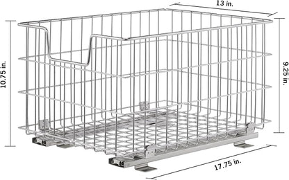 TRINITY Ecostorage Wire Basket with Slides