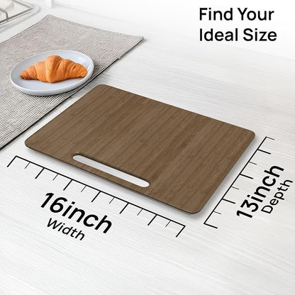 Ibyx Elegant Appliance Slider - Sliding Tray for Coffee Maker & Heavy Kitchen Appliances, Easy Slide, Made of Premium Bamboo, Space-Saving Kitchen Organizer, 40 lb Capacity, Brown - 16 x 13 Inch
