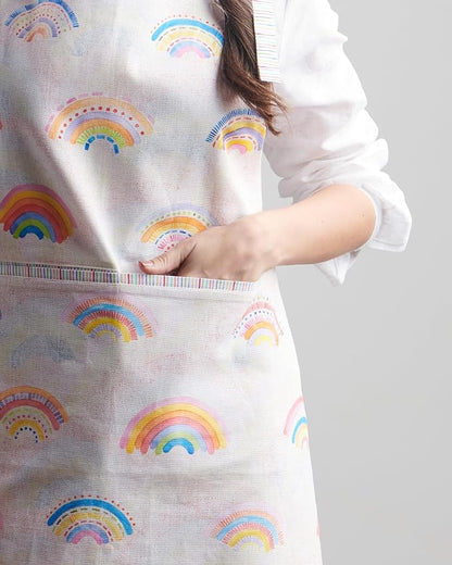 Maison d' Hermine 100% Cotton Apron for women with Pocket Kitchen Chef Apron for Men Cooking Spring Summer