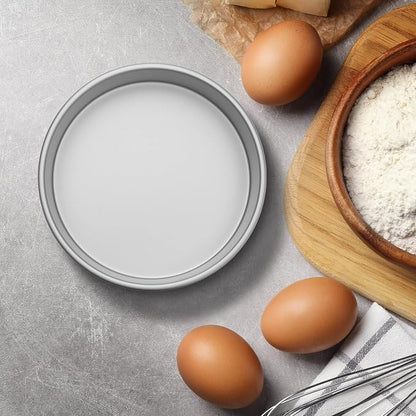 Last Confection 4" x 2" Round Cake Pan, Anodized Aluminum Cake Pan Baking Tin Mold, Professional Bakeware