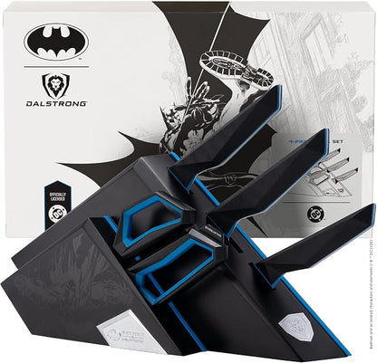 DALSTRONG Knife Block Set - BATMAN™ Edition - Shadow Black Edition - High Carbon 7Cr17MoV Steel - Black Titanium Kitchen Knife - Collection Item - G10 Handles - Chef's Knife Cooking Chef Knife