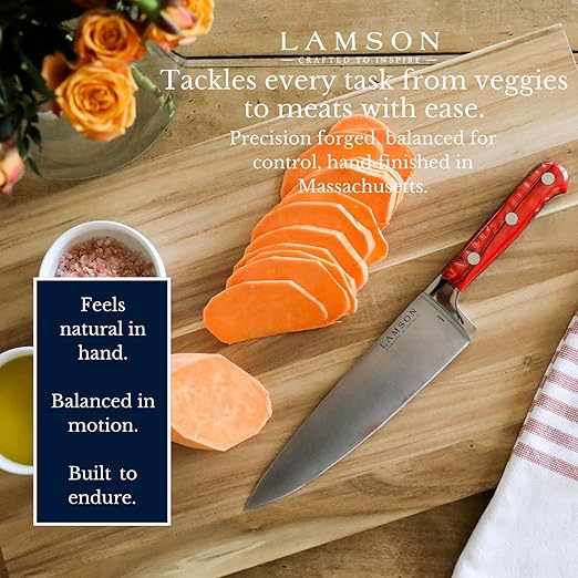 Lamson 8" Premier Forged Chef’s Knife (FIRE)
