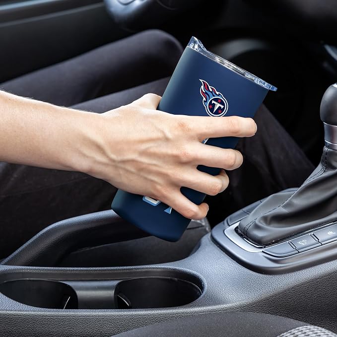 Rico Industries NFL Football Soft Touch, Easy Grip Tumbler