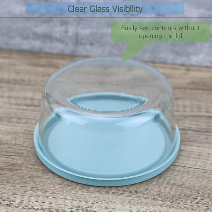 EIKS Glass Storage Container – Airtight Lid – Microwave, Freezer, Dishwasher Safe – Great for Grains, Cereal, Dessert, and Snacks (4 Cup)
