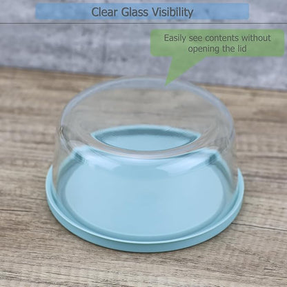 EIKS Glass Storage Container – Airtight Lid – Microwave, Freezer, Dishwasher Safe – Great for Grains, Cereal, Dessert, and Snacks (4 Cup)