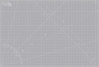 Elan Cutting Mat A1 Gray, Large Self Healing Cutting Mat 24 x 36 Inch, 5-Ply Craft Board Gray, Hobby Board for Crafts 24x36 Inch